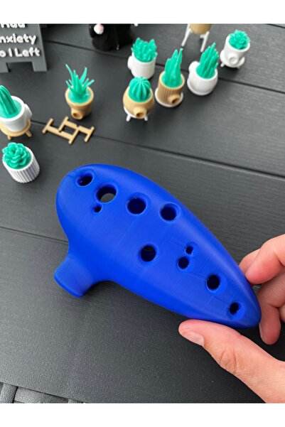 3dvibeswithmerve Ocarina 12 Delik Flüt Nefesli Enstrüman
