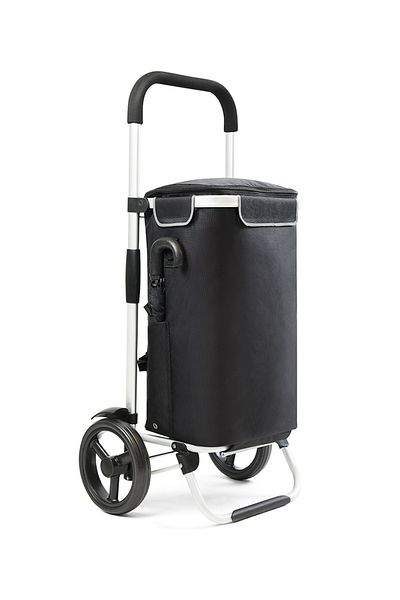 Cruiser Shopping Bag, 650064, 100 X 44 X 35 Cm, 2 Wheels, Polyester, Black