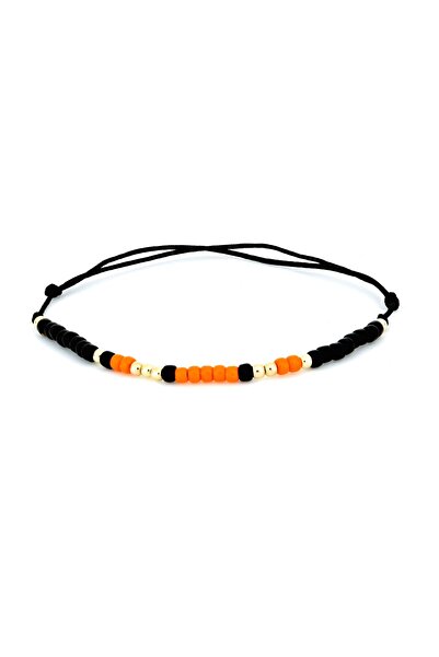 MOHI Fine Jewellery Bratara snur model cod morse Love din aur galben de 14k