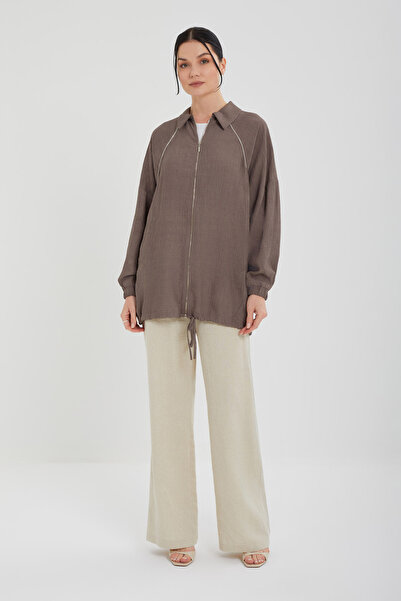 Jupe Ayarlanabilir Lastik Detaylı Taş Şeritli Kap 9255