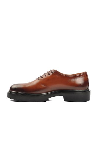 AYAKMOD Premium 150 m Tan Genuine Leather Men's Classic Shoes