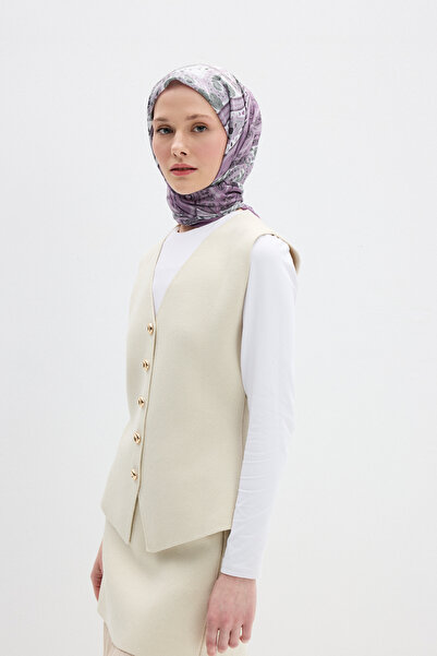 cs camellia scarf Μαλακό κασκόλ Milano Pattern - Μωβ