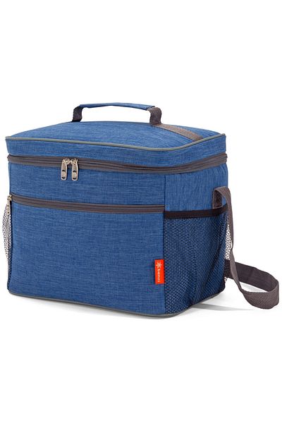 Benzi Geantă termoizolantă BZ 5683, 14 L, 28 x 24 x 21 cm, Albastru marin
