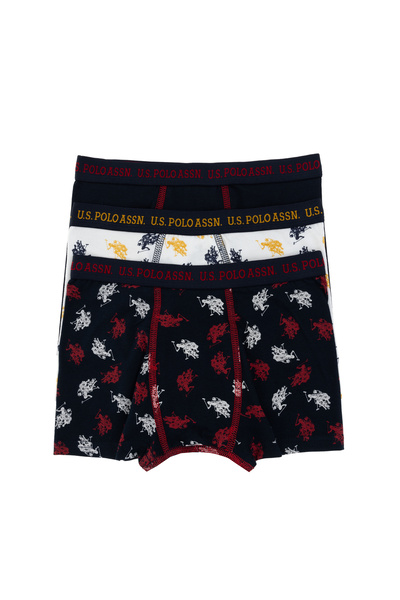 U.S. Polo Assn. Erkek Çocuk 3'lü Boxer 50310965-VR013