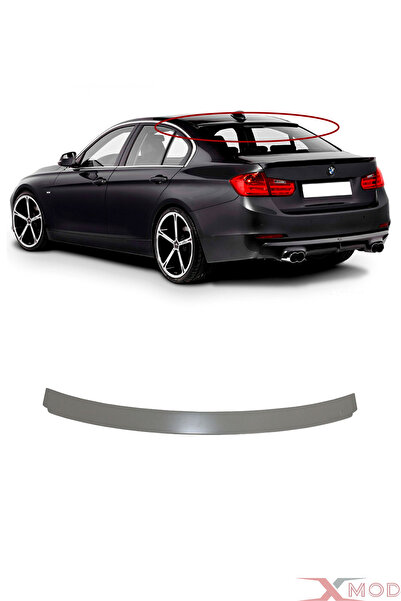 XMOD Bmw Spoiler F30 Cam Üstü Boyasız Abs Plastik Spoyler