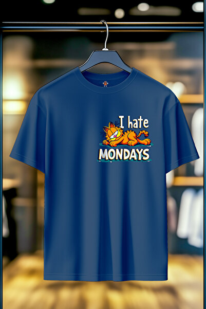 BookOrBook Garfield Hates Mondays 100% Cotton Premium Quality Unisex T-Shirt
