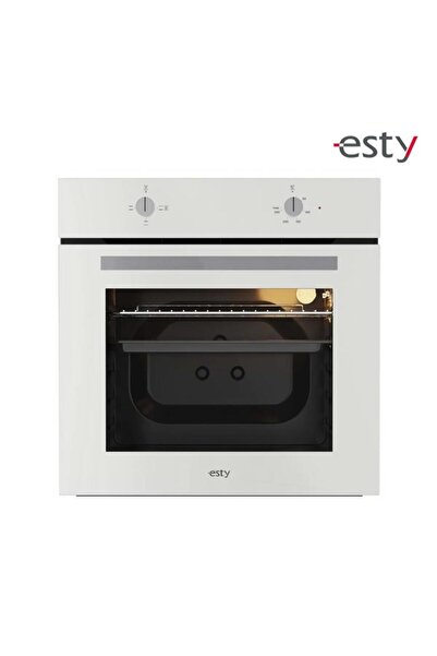 Esty Aspiratör ve Beyaz Cam Fırın İkili Set (1350 Beyaz - AEF6601W04)