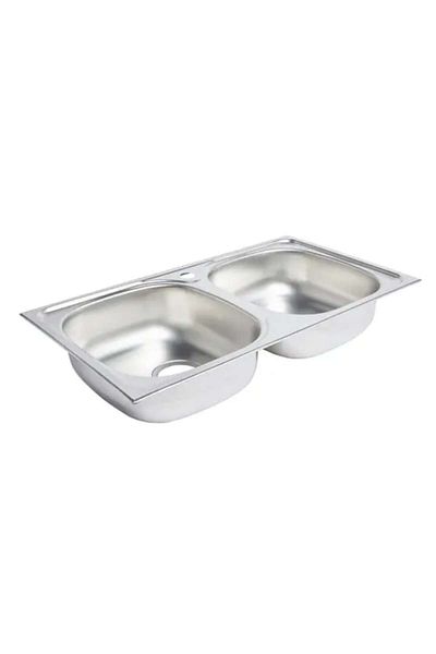 TEMPOLINE Set, Chiuveta doua cuve anticalcar pentru masca, sifon preaplin flexibil, baterie lebada flexibila,