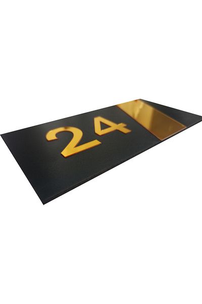 Mars Decorative Theme Circle, Door, Hotel, Room, Shop Number - 10 X 20 cm