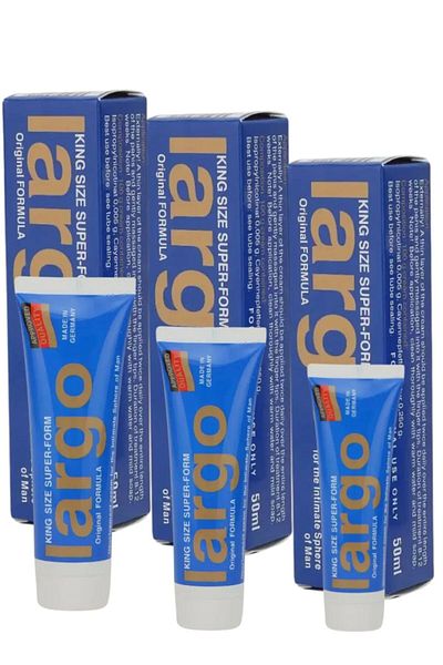 Creme Largo pack of three 50ml bottles
