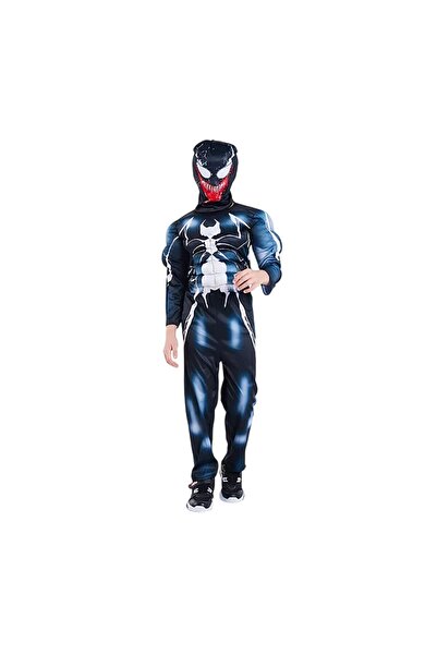 KidMania Costum Venom KidMania® cu mușchi pentru copii 5-7 ani 110-120 cm