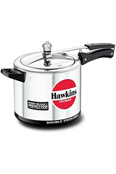 Hawkins Aluminum Pressure Cooker 6.5 Liters - Silver