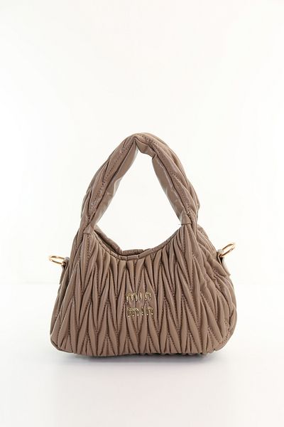 mın Gathered Pleated Baguette Cross, Shoulder Bag Width: 26cm Length: 16cm Bottom: 8cm