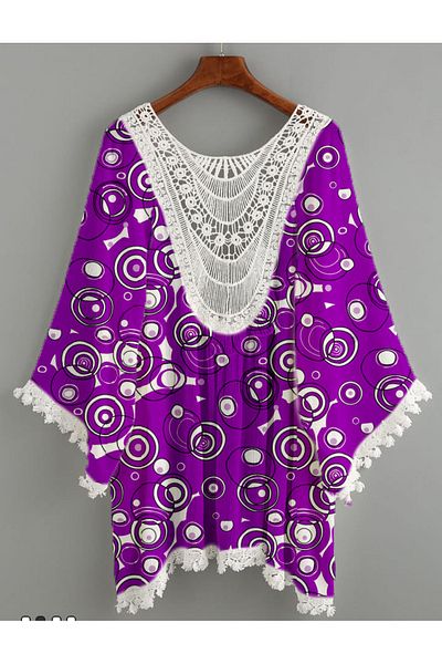 randevu Mini Pareo with Colorful Pompom Back Detail