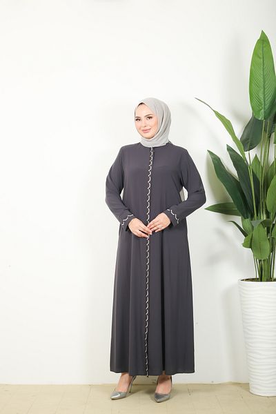 Moda İncir Embroidered abaya