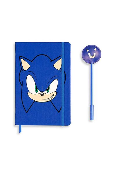 Sonic Set carnet si pix Sonic The Hedgehog, 23x22x2 cm