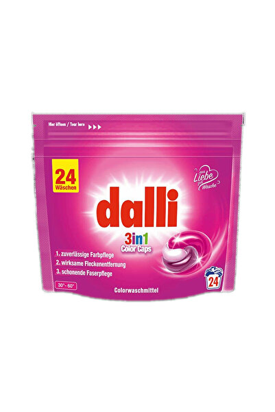 Dalli Detergent rufe capsule, DALLI, 3in1, Color, 24 buc