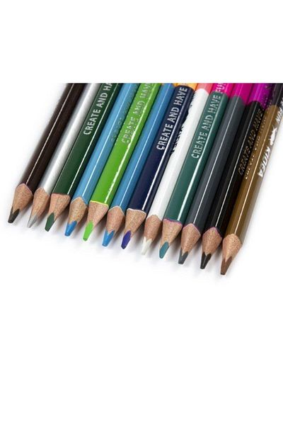 Kidea Set of 24 double-ended pencils, Kidea, 48 colors