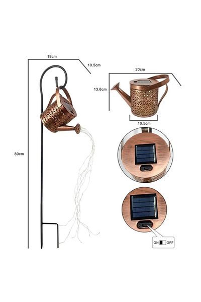 OEM Lampa solară în formă de stropitoare – iluminat decorativ pentru grădină