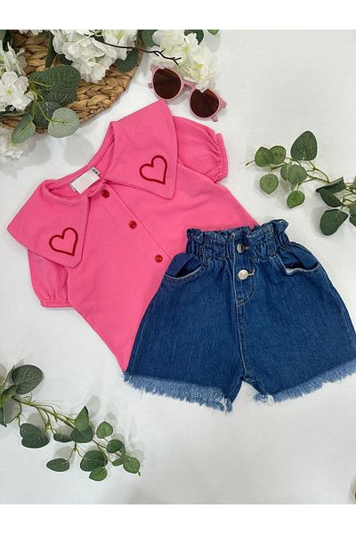 ChibuumKids GIRL'S SHORTS SET