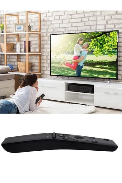 TechGS Universal Remote Control for Samsung LCD LED Smart TV, Black