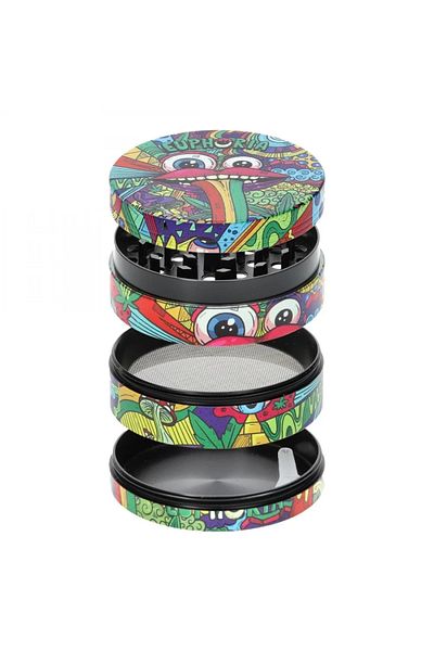 euphoria Grinder Euphoria Vibrant Premium Metalic 4 Parti Ø63mm