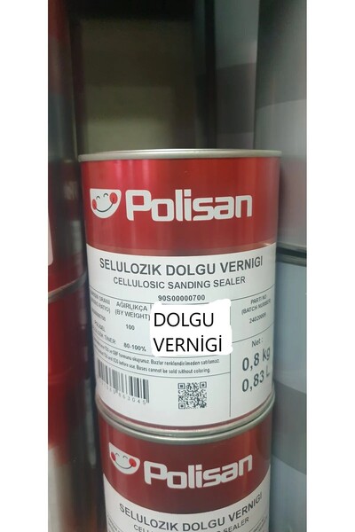 Polisan POLİSAN SELÜLOZİK DOLGU VERNİGİ 0.8 KG 0.83 L 1 ADET YENİ VERSİYON