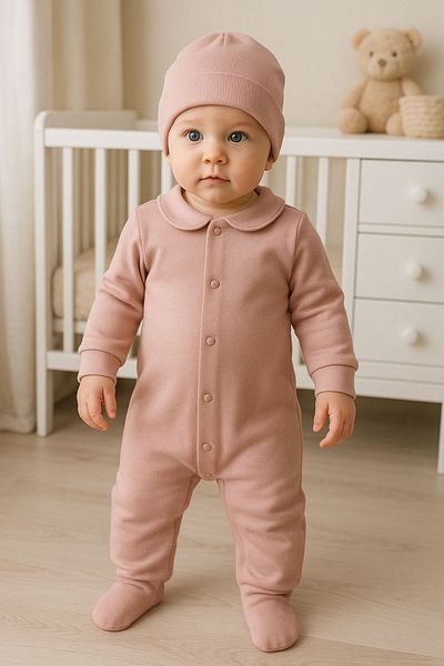 MİNİLOPPOO Overall Baby Without Booties