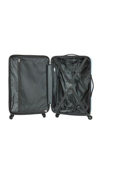 PROTOCOL Troler mediu, 68x41x25 cm, bagaj de cală, ABS, 4 roți 360°, albastru