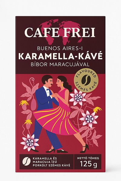 Cafe Frei Caramelized coffee beans from Buenos Aires with passion fruit 125g Cafe Frei