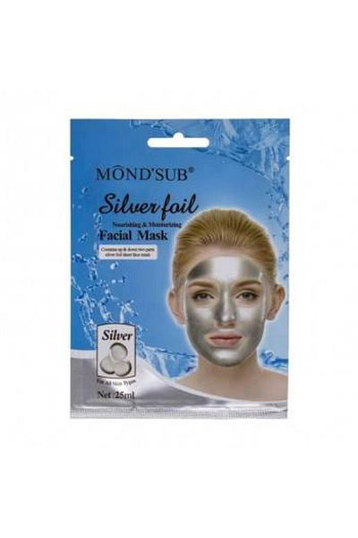 MondSub Mond'Sub Silver Foil Sheet Face Mask (25g)