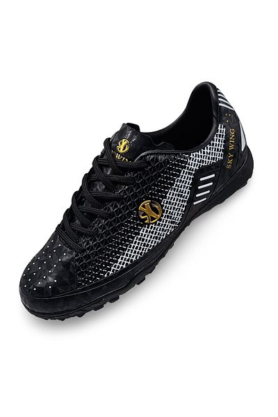 Sky Wing football boots, for synthetic turf, stitched toe 32 black