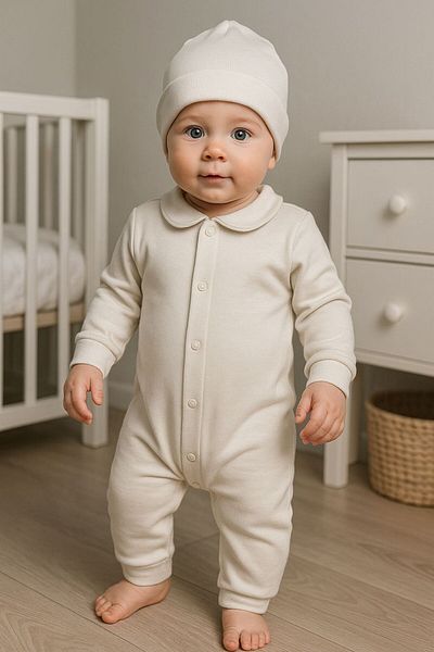MİNİLOPPOO Overall Baby Without Booties