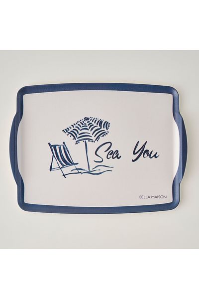 Bella Maison Marine Melamine Tray Blue (42X31 cm)