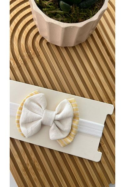 MBK GARDEN Baby Bandana Bow Model – Soft Elastic Fabric, Cute and Comfortable Accessory