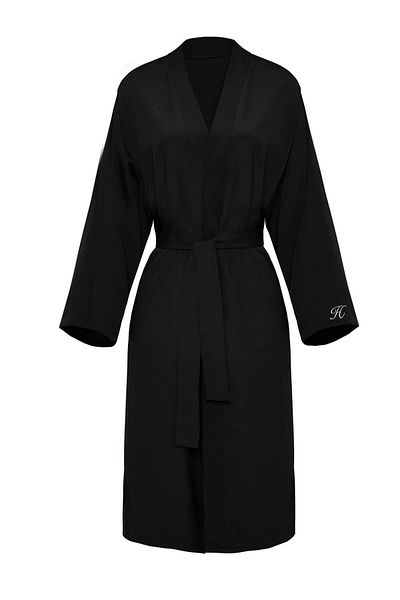 Haşema Black Pareo with Signature Detail 5071