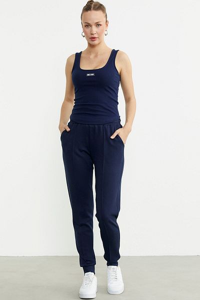 Sementa Pantaloni de sport Jogger Casual Fit - Bleumarin