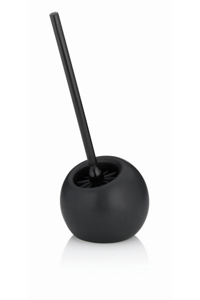 Kela MARA black ceramic toilet brush
