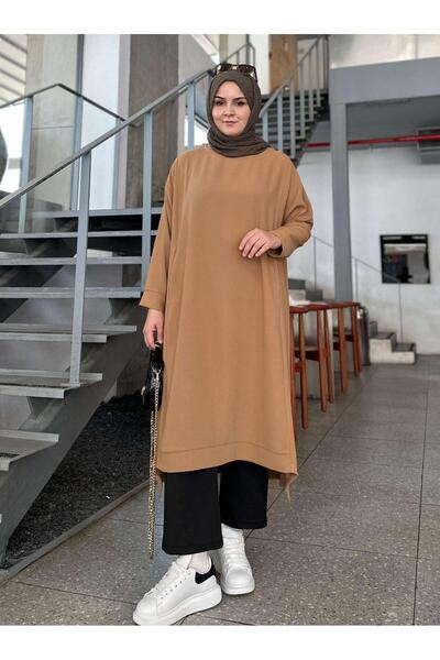 Berika YILDIRIM ZARA KREP TUNİK KAHVE