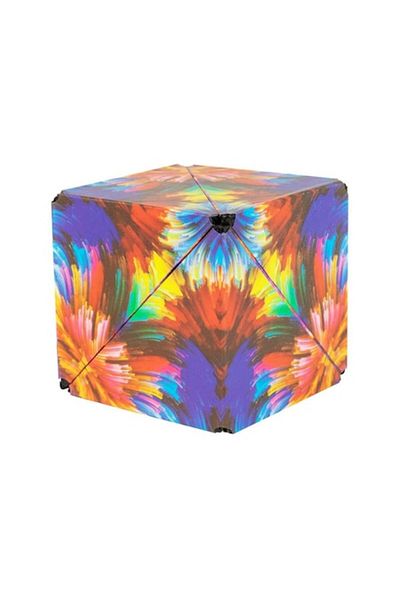 OEM Magnetic Cube, Geometric, Anti-Stress, 3D Puzzle, 72 Shapes, Rainbow