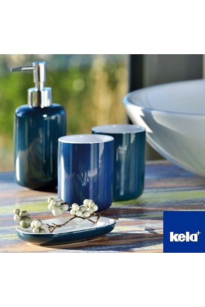 Kela Dozator sapun ISABELLA ceramica albastru verde