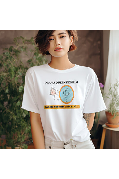 giftkonsept تي شيرت Drama Queen I'm Not Funny هدية مصنوعة من القطن بنسبة 100%...