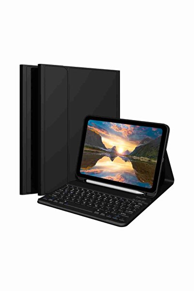 Fuchsia Galaxy Tab A9 Plus Uyumlu X210/X215/X216/X218 Klavyeli Tablet Kılıfı