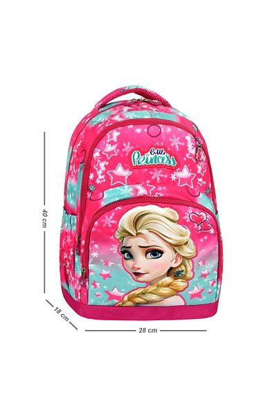 great bags PRENSES Geantă de școală primară pentru fete triple + cutie termică pentru prânz + set de genți pentru școală primară pentru creion
