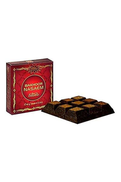 Nabeel بخور النسيم أحمر/ذهبي 40 جرام