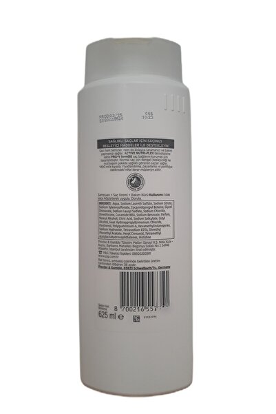 Pantene KLASİK BAKIM 3 Ü 1 ARADA (ŞAMPUAN +SAÇ KREMİ+BAKIM KÜRÜ) 625 ML X 3 ADET