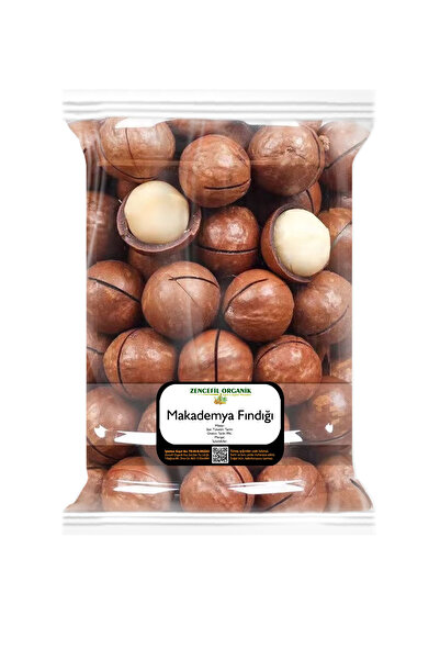 Zencefil Organik Kabuklu Makademya Fındığı 250 Gr. Makedemya Cevizi Kabuklu Macadamia Nuts
