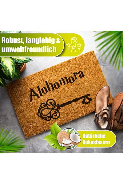 Decovetro ® Kokosmatte Fußmatte | 40x60 Cm | 100% Natürliche Kokosfasern