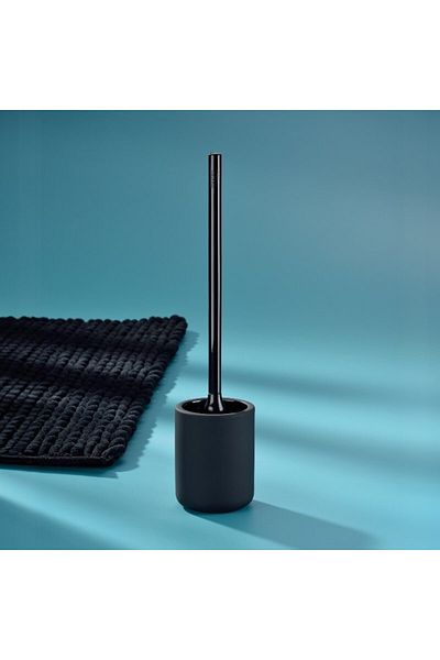 Kela Sana black toilet set