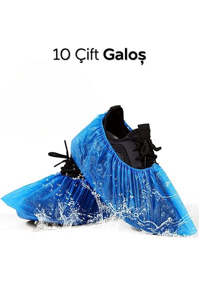 ARVALE 10 Pairs of Elastic Waterproof Overshoes